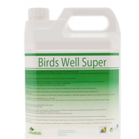 Birds Well Super 5L - Produit De Nettoyage 1 Birds Well Super 5L - Produit De Nettoyage