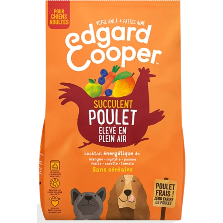 Croquettes Adult Poulet Frais élevés En Plein Air, Aux Bananes Plantains, Mangues, Carottes Et Pois 12kg - Edgard Et Cooper 1 Croquettes Adult Poulet Frais élevés En Plein Air, Aux Bananes Plantains, Mangues, Carottes Et Pois 12kg - Edgard Et Cooper -VERSELE-LAGA || Deli Nature || Duvo Verkoopwinkel croquettes adult poulet frais eleves en plein air aux bananes plantains mangues carottes et pois 12kg egard et cooper