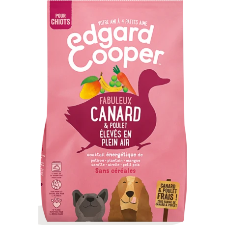 Croquettes Puppy Canard & Poulet Frais Élevés En Plein Air 7kg - Edgard Et Cooper 1 Croquettes Puppy Canard & Poulet Frais Élevés En Plein Air 7kg - Edgard Et Cooper