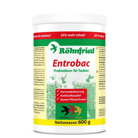 Entrobac 600gr - Flore Intestinale - Pre Et Probiotiques 2 Entrobac 600gr - Flore Intestinale - Pre Et Probiotiques - Afbeelding 2