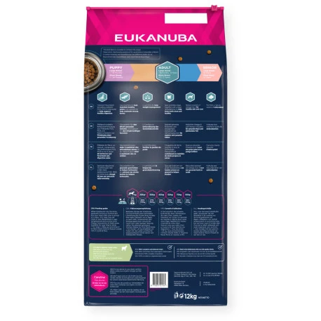 Eukanuba Adult Large Breed Agneau, Riz Pour Chien 12kg 2 Eukanuba Adult Large Breed Agneau, Riz Pour Chien 12kg - Afbeelding 2