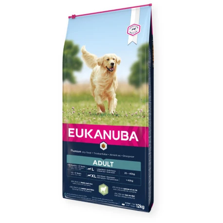 Eukanuba Adult Large Breed Agneau, Riz Pour Chien 12kg 1 Eukanuba Adult Large Breed Agneau, Riz Pour Chien 12kg