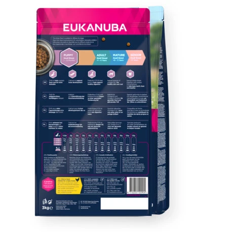Eukanuba Puppy Small Breed Poulet Pour Chiot 3kg 2 Eukanuba Puppy Small Breed Poulet Pour Chiot 3kg - Afbeelding 2