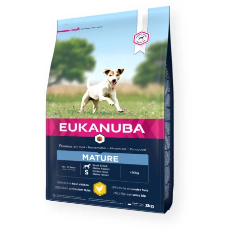Eukanuba Thriving Mature Small Breed Poulet Pour Chien 3kg 1 Eukanuba Thriving Mature Small Breed Poulet Pour Chien 3kg