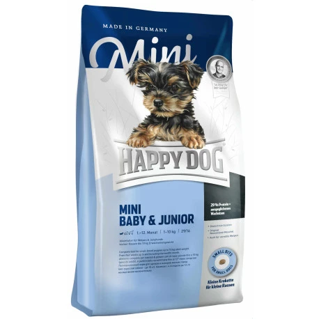 Happy Dog Supreme Mini Baby & Junior Pour Chiot 4kg 1 Happy Dog Supreme Mini Baby & Junior Pour Chiot 4kg