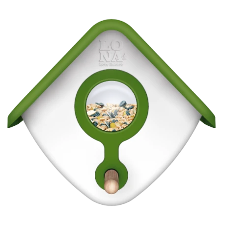 Mangeoire Lona "Voerhuis H1" - Vert 1 Mangeoire Lona "Voerhuis H1" - Vert