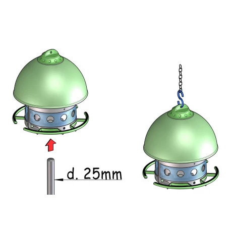 Mangeoire "Space Garden" 3 Mangeoire "Space Garden" - Afbeelding 3