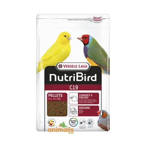 VERSELE-LAGA Nutribird C19 Tropical 3kg 1 VERSELE-LAGA Nutribird C19 Tropical 3kg
