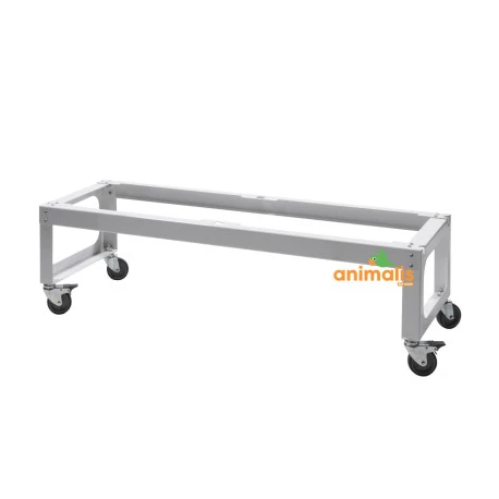 Pied Sur Roulettes Pour Les Cages Pliables De 90 Cm - 2gr 1 Pied Sur Roulettes Pour Les Cages Pliables De 90 Cm - 2gr