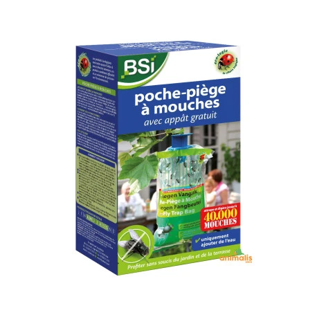Poche-piège à Mouches Avec Attractif - BSI 1 Poche-piège à Mouches Avec Attractif - BSI